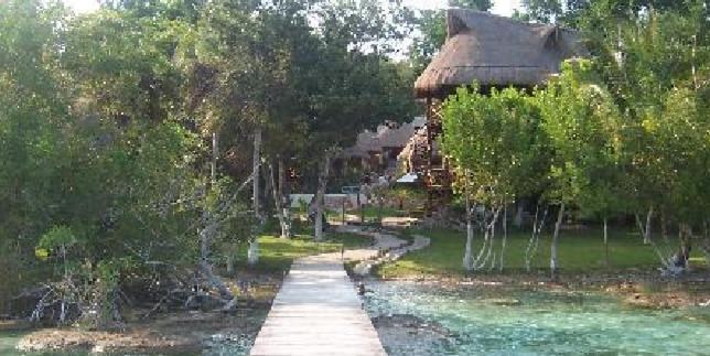 Villas Eco-Romanticas Kuuch Ka'Anil Bacalar Luaran gambar